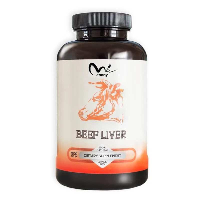 Grass fed Beef Liver Capsules -60 capsules, liver vitamins organ supplements, high-quality freeze-dried beef organ supplements