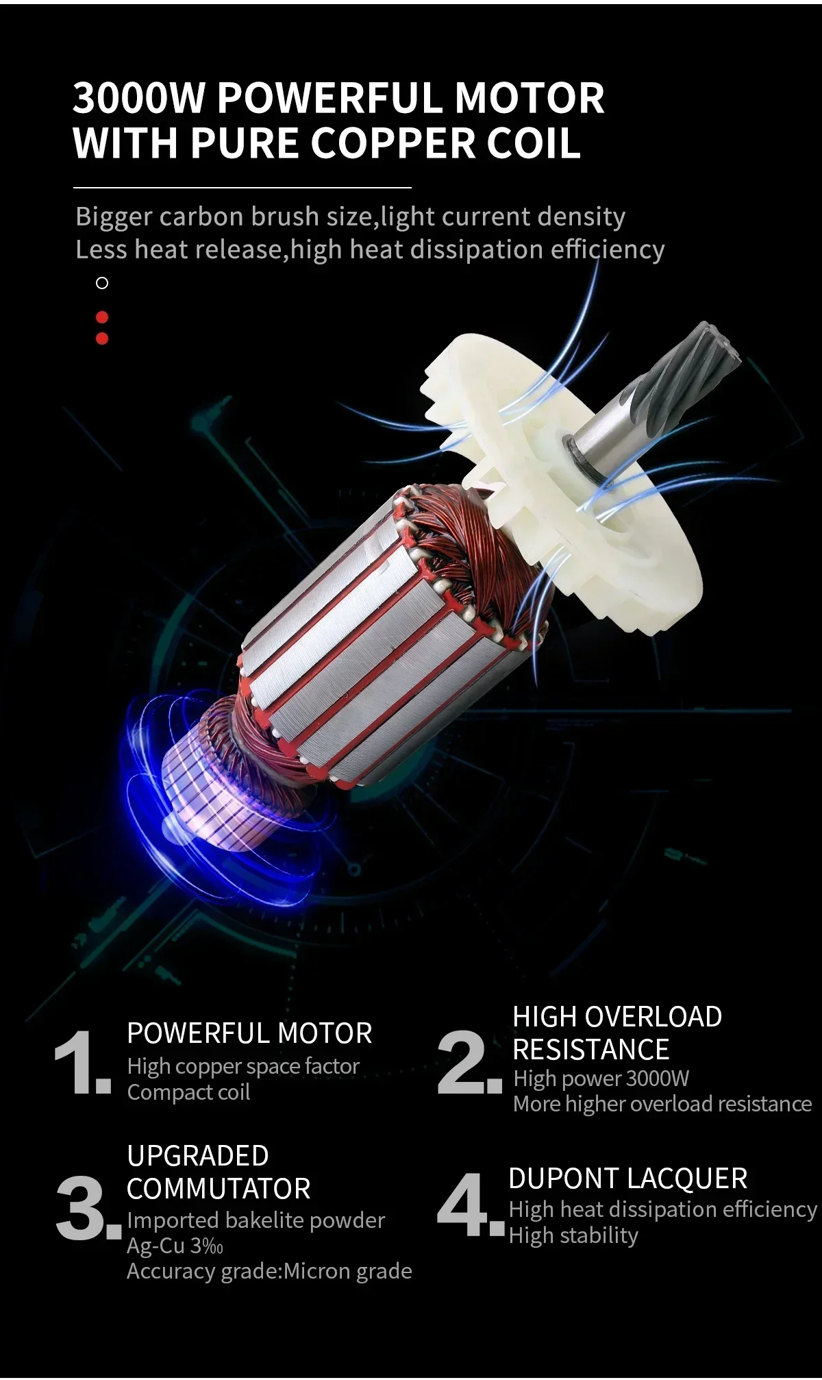 Jindu CF-9200 new generation 8" 200MM 3000W high power high speed core drill machine