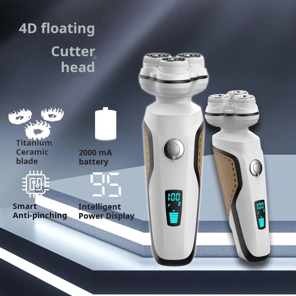 Electric Shaver, 13500 RPM  Motor, Floating ABS Face Shaver, USB Wireless Charging, Portable, Men's Razor, Household Use