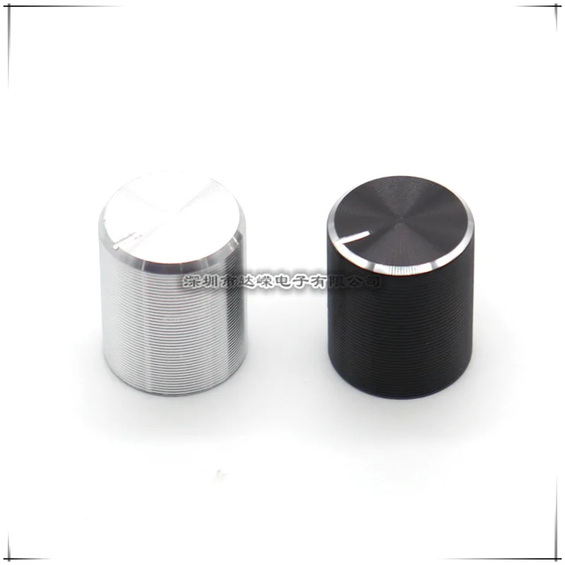 5PCS 15*17MM Aluminum alloy knob cap metal Potentiometer knob cap Amplifier volume knob cap Flower Shaped Inner Hole 6mm