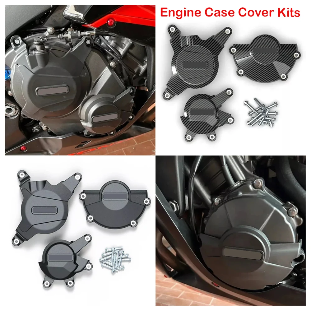 

Fits for Honda CBR600RR CBR 600RR ABS CBR600 RR F5 2007-2024 Motorcycle Engine Case Cover Kits Secondary Protection Guards