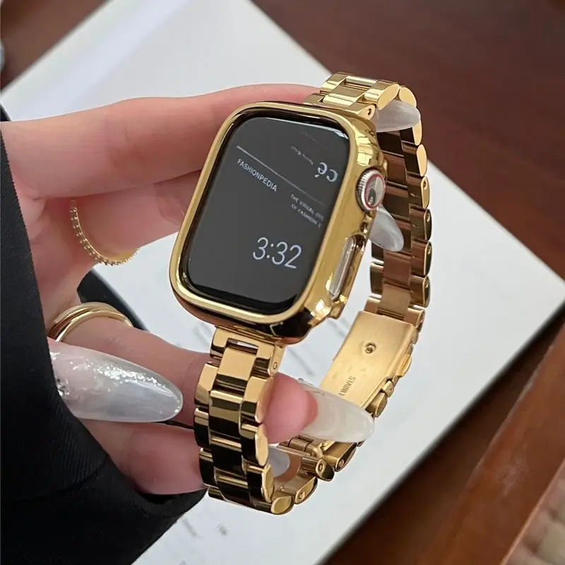 Stainless Steel Band For Apple Watch Strap 49mm 42mm 44mm Metal Bracelet iWatch Ultra Series 8 7 6 SE 5 4 3 for Women 45mm 41mm image 2