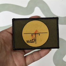 Russian PSO-1 Dragonov Sniper Scope Crosshairs Morale Badge Patches Tactical Armband Backpack Hook and Loop Printed Stickers