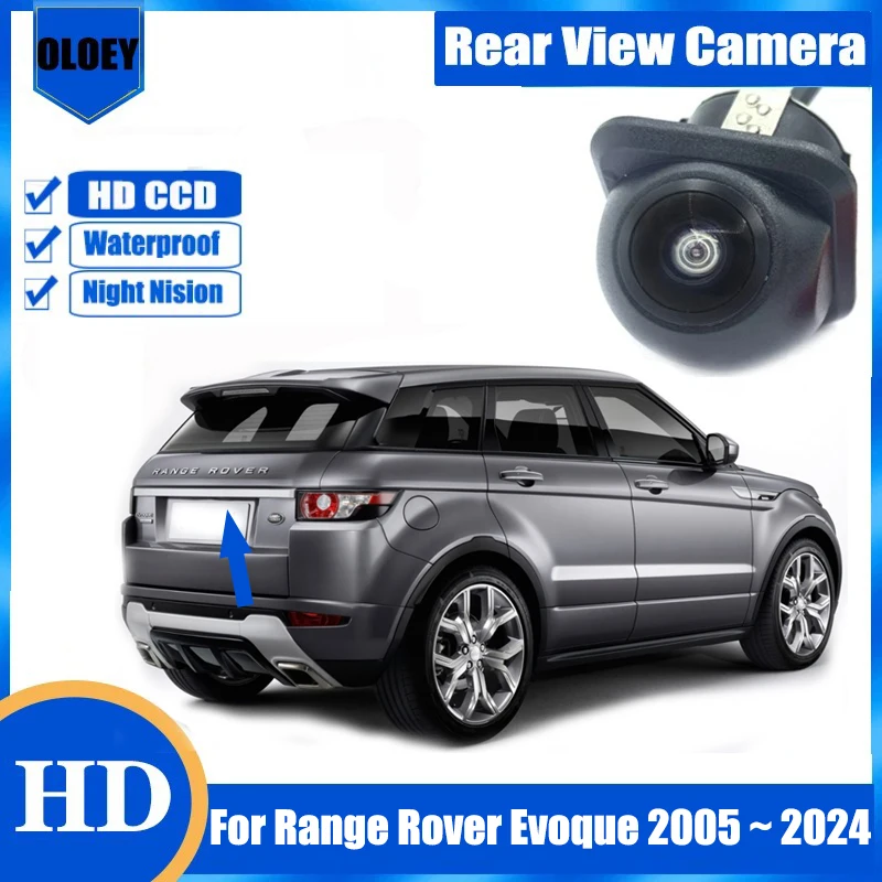 

Universal HD Fisheye Rear View Reverse Camera For Land Rover Range Rover Evoque 2005 ~ 2024 Night Vision BackUp Parking Camera