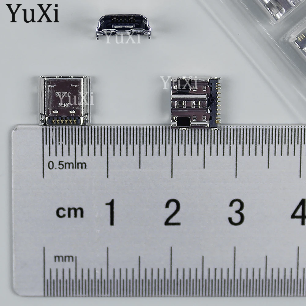 2Pcs Charging Port 11Pin Micro USB Jack Socket Plug For Samsung Galaxy Tab 3 7.0 T210 T211 P3200 Dock Connector