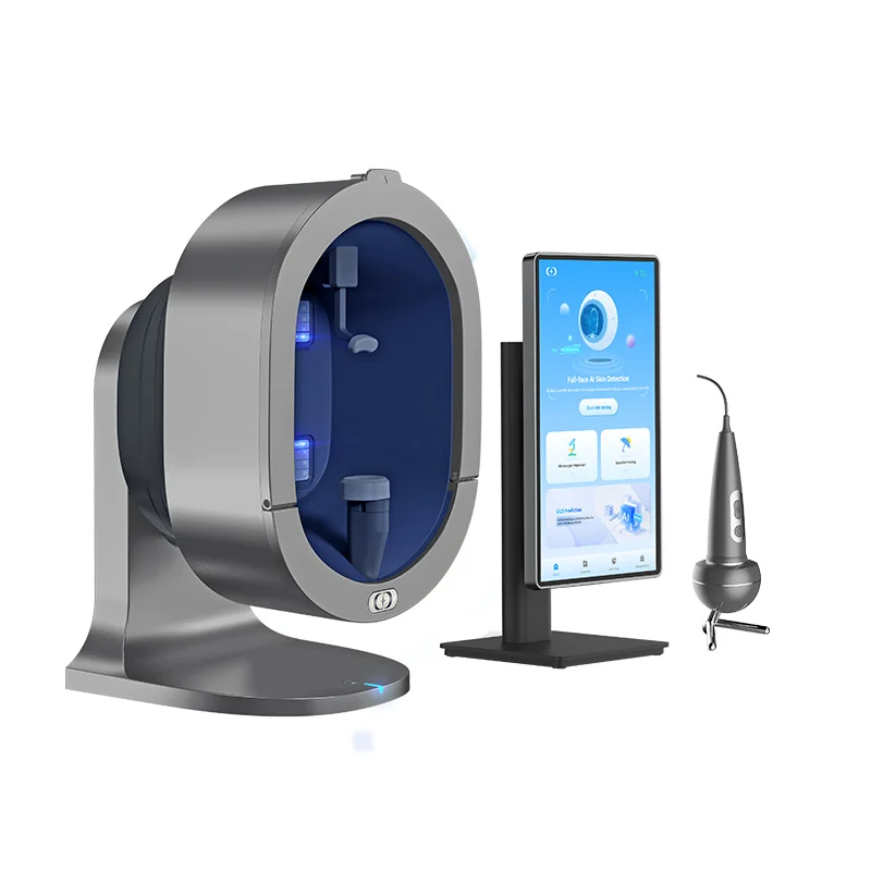 2025年最新 3D肌診断システム 3600万画素 顔分析マシン 肌水分検出アナライザー サロン用デバイス