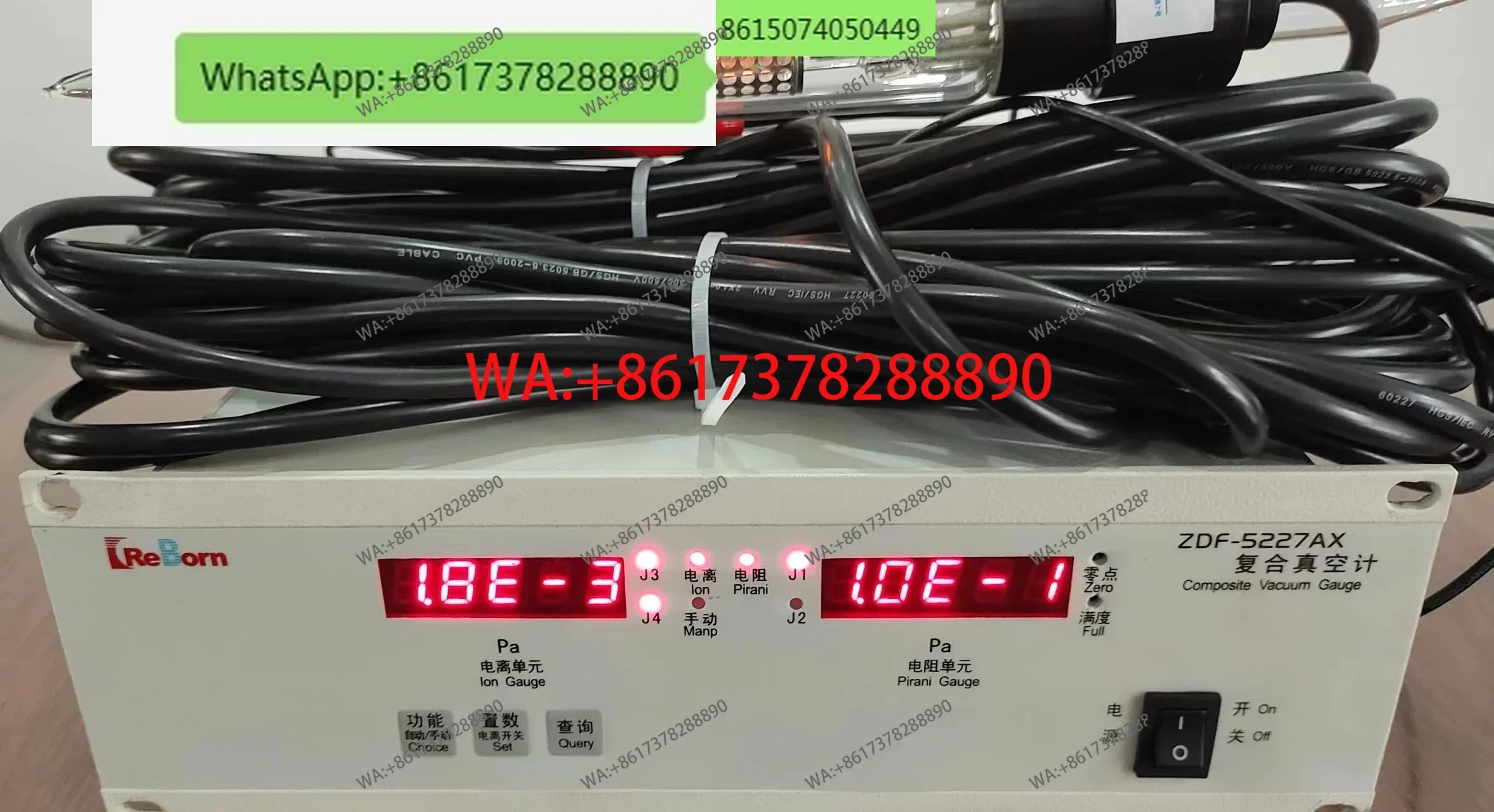 Tsinghua University 5410.5227 Single Thermocouple Two Resistors One Ionization Composite Vacuum Gauge  Chengzhen Data Cable