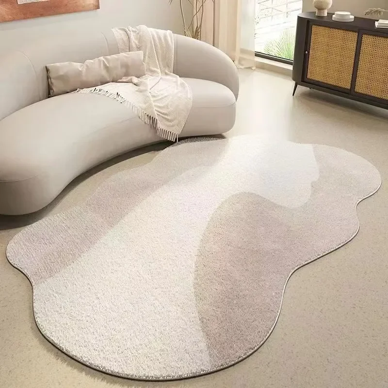 VIKAMA Irregular Cloud-Patterned Rug: Non-Slip, Cool-Resistant, and Warm Rug for the Living Room, Sofa, and Bedroom—Home Decor