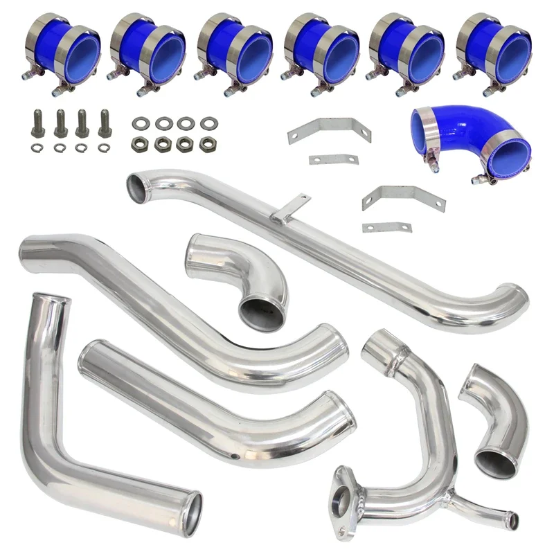 Intercooler Piping Kit Fit For Toyota Starlet E82 90-95 EP91 96-99 1.3L Engine Black/Blue/Red view 4