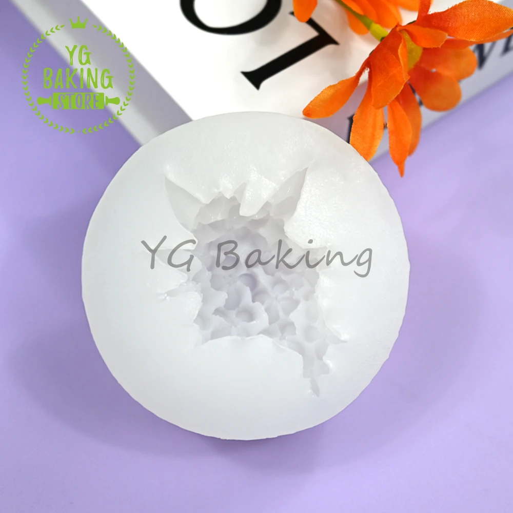 3D Lilac Flower Cluster Aromatherapy Gypsum Silicone Mould DIY Candle Model Fondant Chocolate Mold Cake Decorating Tool Bakeware