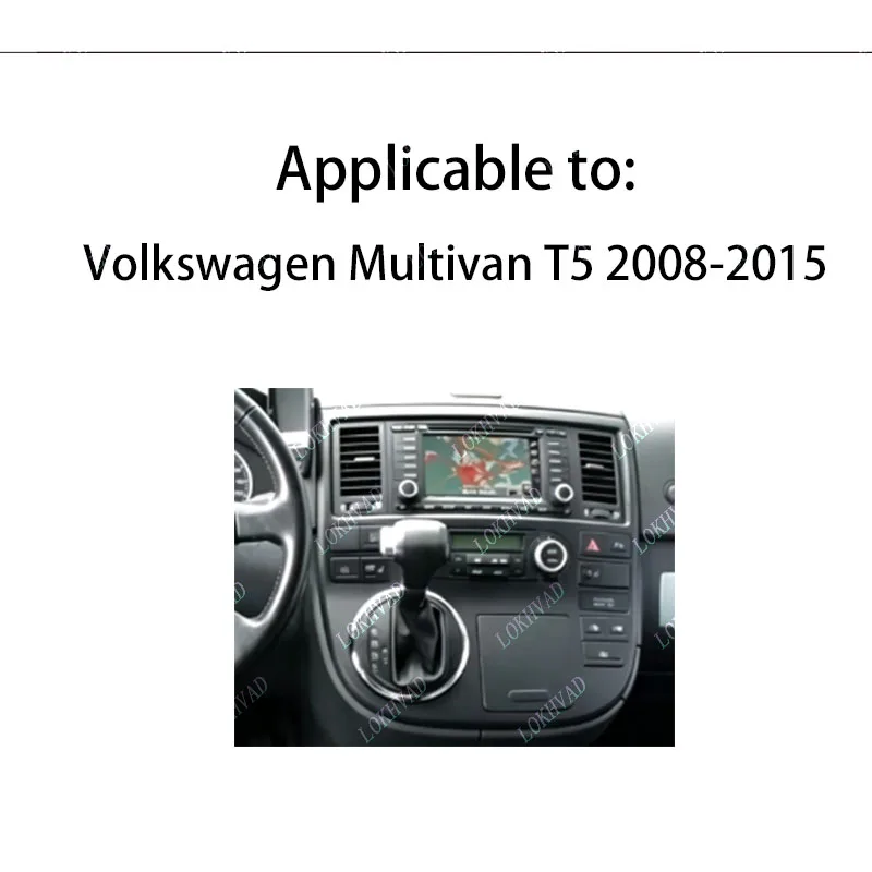 9Inch Car Radio Fascias For Volkswagen Multivan T5 2008-2015 Android Stereo Frame 2 Din Panel Dash Trim With Cable Canbus