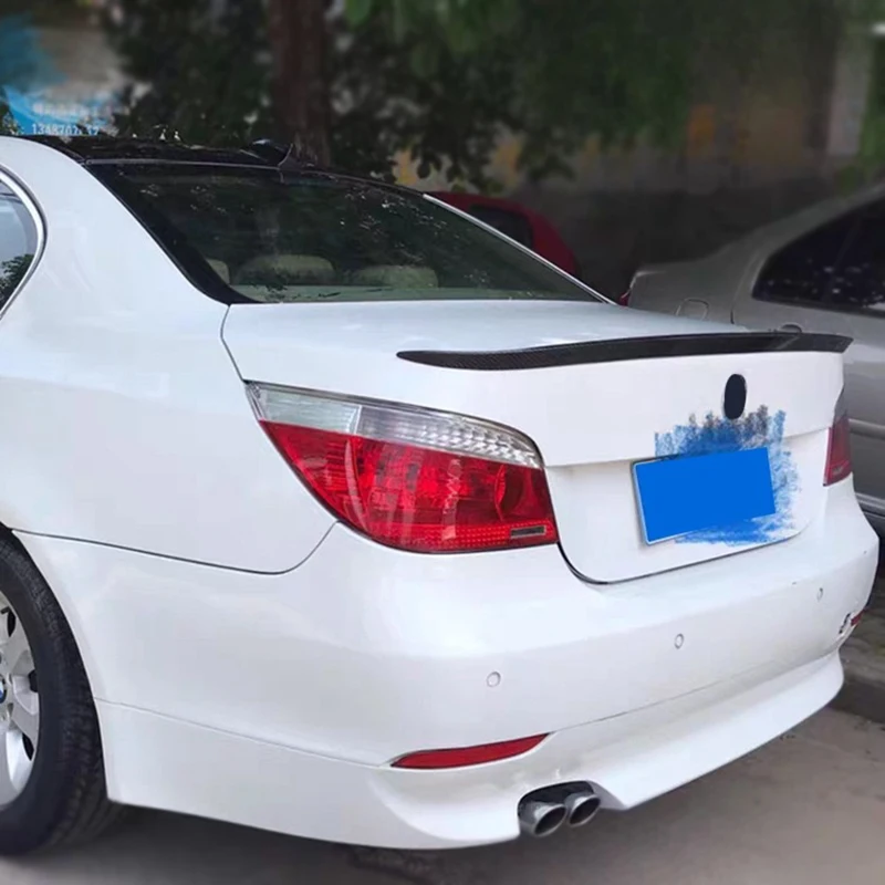 For BMW 5 Series E60 520 525 530 2004 to 2010 year Car M5 style Spoiler Wing High Quality ABS plastic Tuning Accessories Stylin