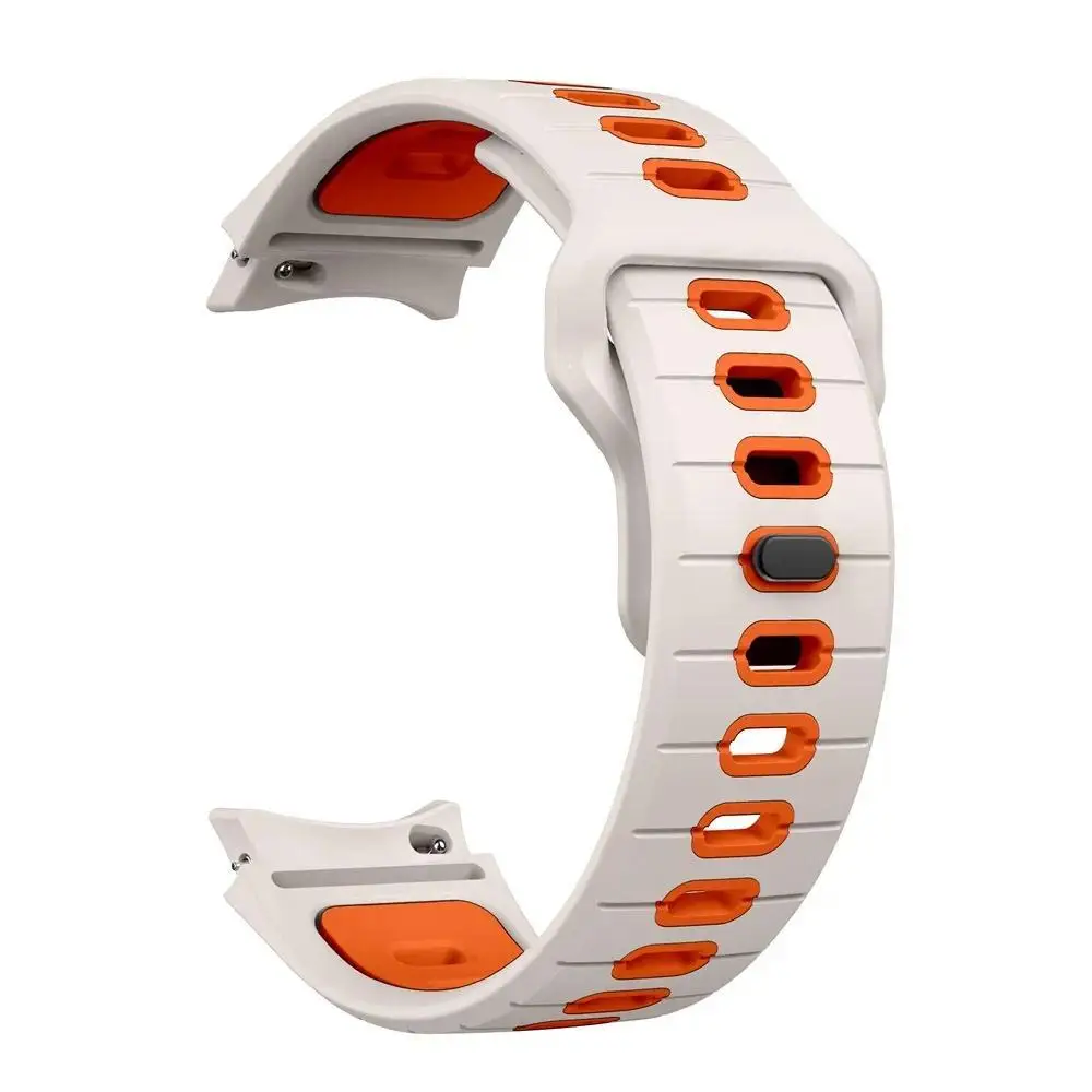 Pulseiras para samsung galaxy watch 7 6 4 clássico 5 pro 40mm 44mm silicone esporte sem lacunas pulso correa pulseira galaxy watch 7 banda