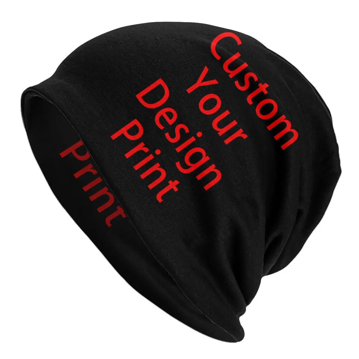 Fashion Winter Warm Women Men Knit Hats Unisex Adult Custom Your Design Skullies Beanies Cap Customized Logo Printed Bonnet Hats