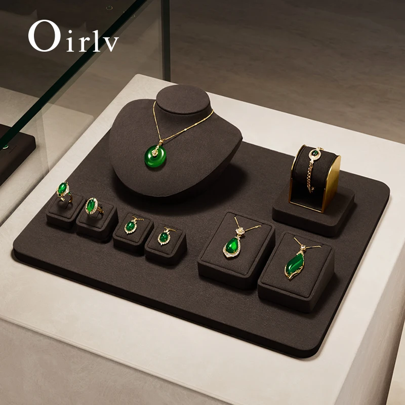

Подставка-органайзер для украшений Oirlv - Держатель для колец, подвесок, браслетов, ожерелий, манекен для хранения часов, решение для организации хранения
