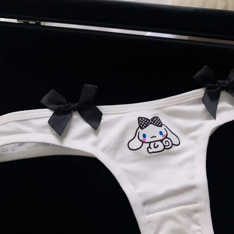 

Sanrio Cinnamon Rolls Women's Underwear Sexy T-shaped Underwear Low Waist Hot Pants Spicy Girl Kawaii Cartoon Underwear Gift