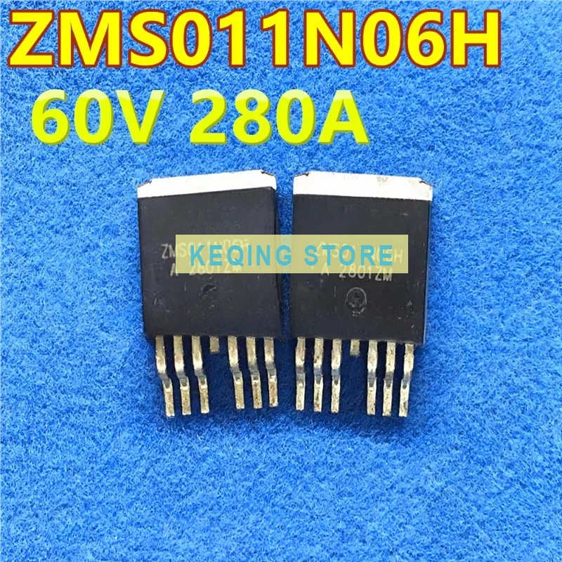 10PCS Used+Not NEW+Send after Measure ZMS011N06H TO-263-7