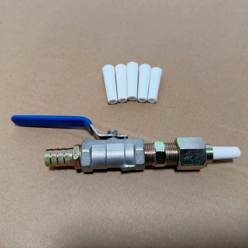 Valve Type Sandblasting Gun Sand Blaster Nozzle for 5gallon Sandblast Tanks, Rust Cleaning Air Sand Blast Gun