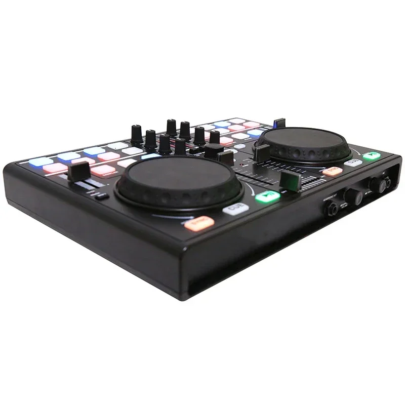 Smart Mobile Phone DJ Dish Adjuster MIDI Controller Computer Multifunction Built-in Sound Card Playing Audio Adjustment Players