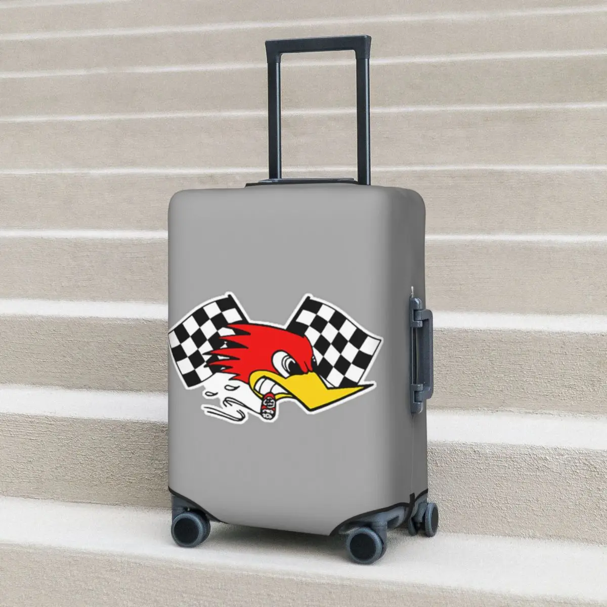 

Made In The USA Street Mr.Horsepower Clay Smith Cams Suitcase Cover Protection Elastic Luggage Protector Covers for 18-32 Inch