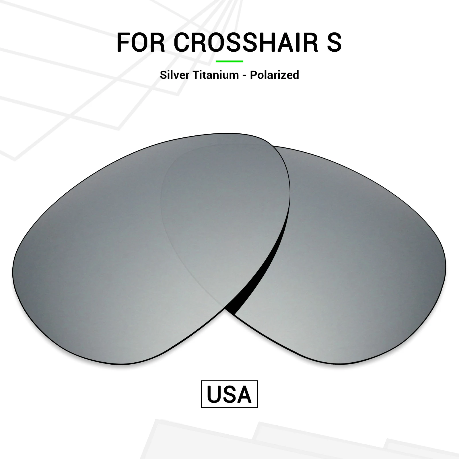 SNARK POLARIZED Replacement Lenses Compatible with Oakley Crosshair S 59mm Sunglasses - Multiple Options
