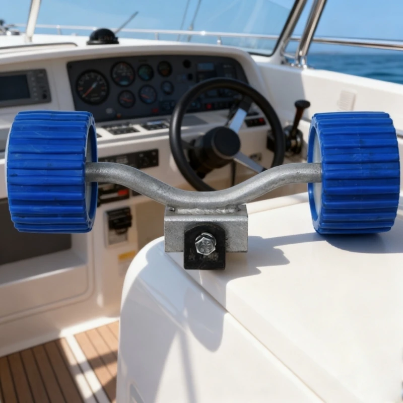 A2UC Trailer Guide Rollers Plastic For Sailboats Dinghies Flexible Positioning System