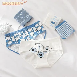 2023 Ladies Cartoon Panties Female Cotton Crotch Mid-waist Women's Cotton Briefs Top Girls Panties Womens Underwear