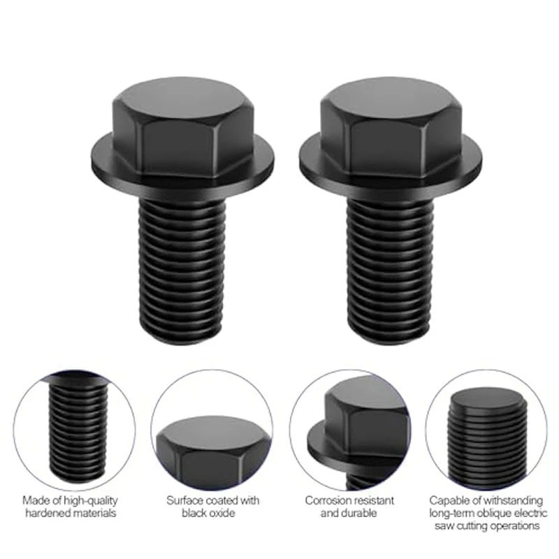 Boulon de rechange pour lame de scie à onglets, 2,2 de serrage, DW703, DW704, DW718, DW705, DWanalys, DW715, DW716, 145344-01, 2 pièces