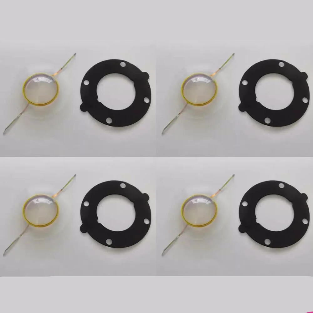 4pcs Replacement diaphragm for JBL 2414H, 2414H-1 EON 305, 315 for perfer Repair with black paper