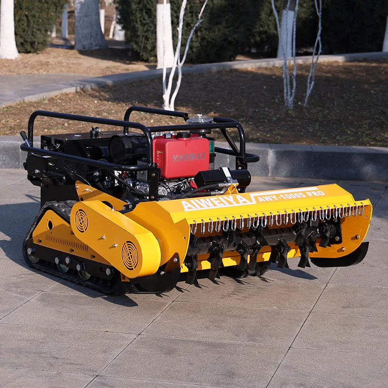 

Мощный робот-газонокосилка с дистанционным управлением, 80-100 см, настраиваемый, промышленного класса, для домашнего и садового использования, роторный