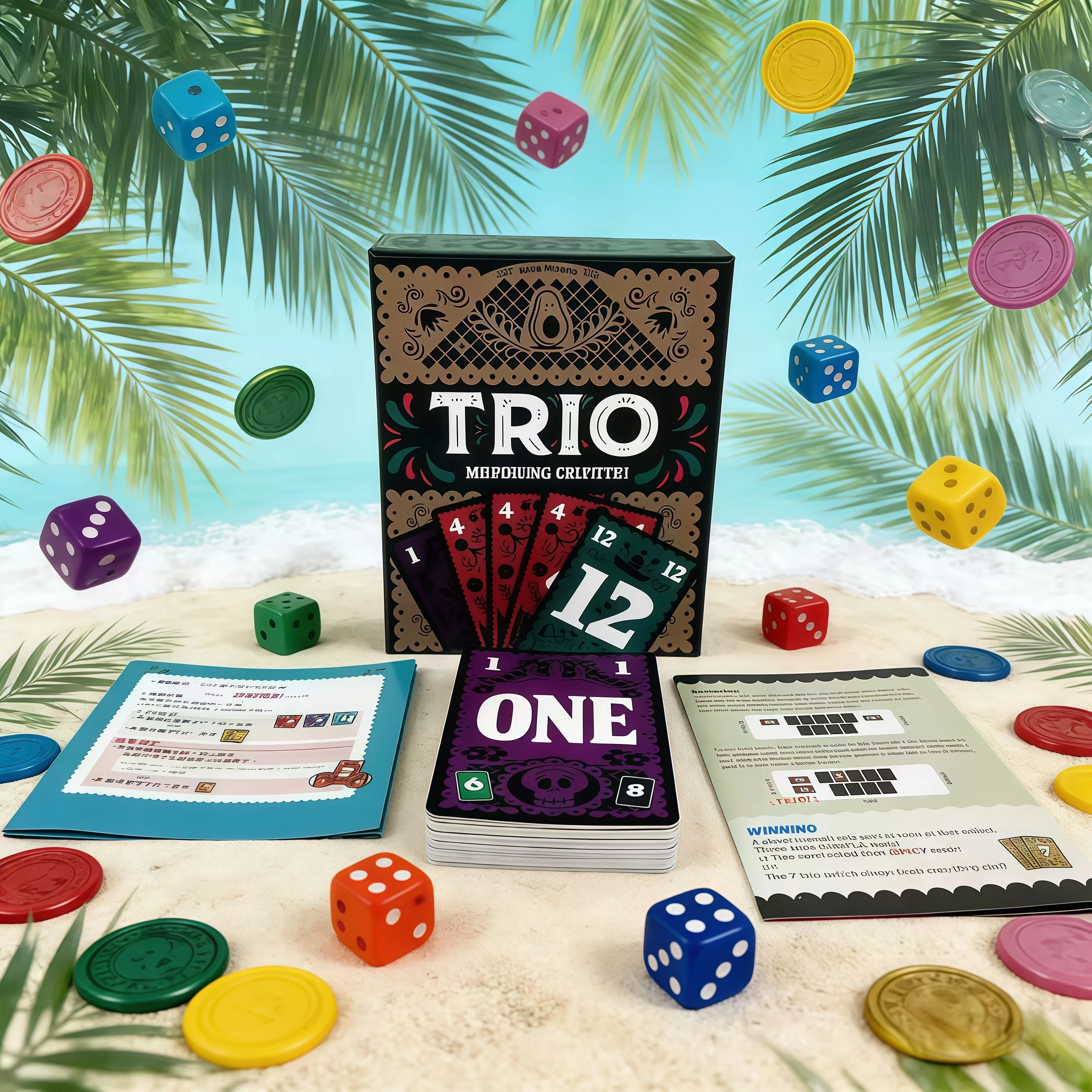 

Новая настольная игра TRIO Strategy: веселая карточная игра, идеально подходит для семейных и друзей, ночей и игр для вечеринок.