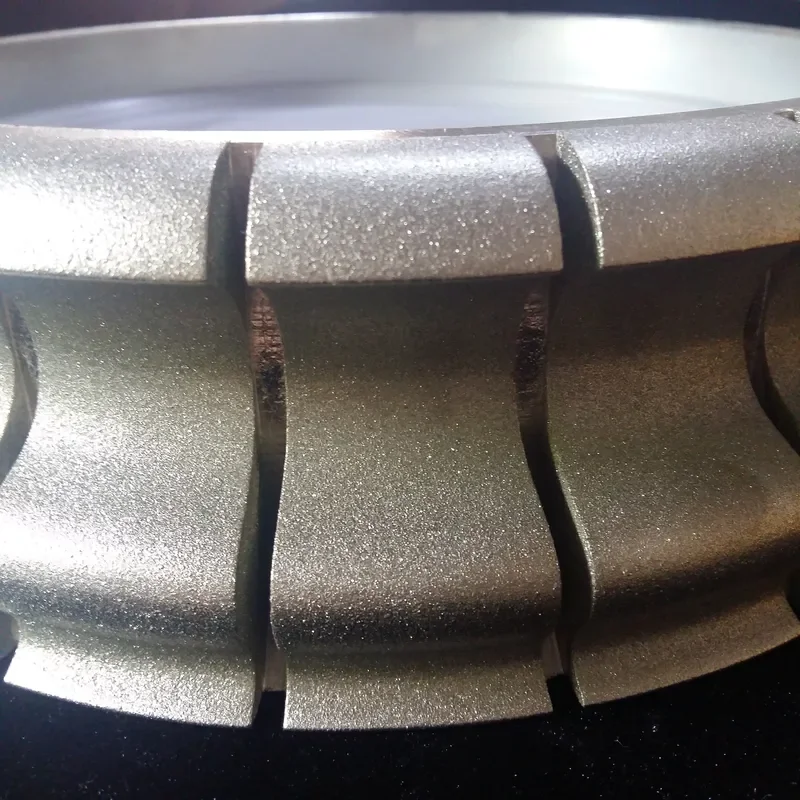 Electroplated Diamond Abrasive Pad Granite Profile Wheel Polishing Tools Marble High Hardness 25mm OEM