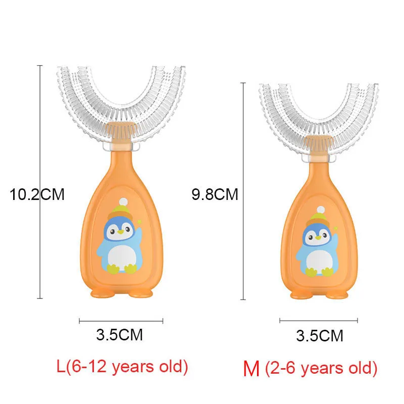 2-12Y Baby Toothbrush Children Teeth Oral Care Cleaning Brush Soft Food Grade Silicone Teethers Baby Toothbrush Newborn Items