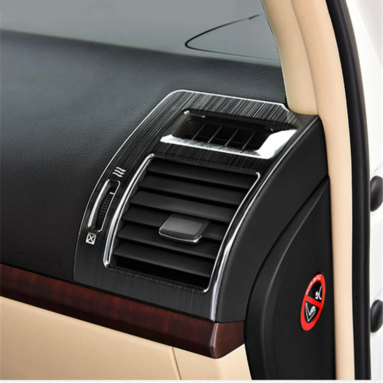 

2pcs Stainless Steel Interior Air Conditoner Trim Styling Trims for Land Cruiser Prado 150 Accessories 2010-2018