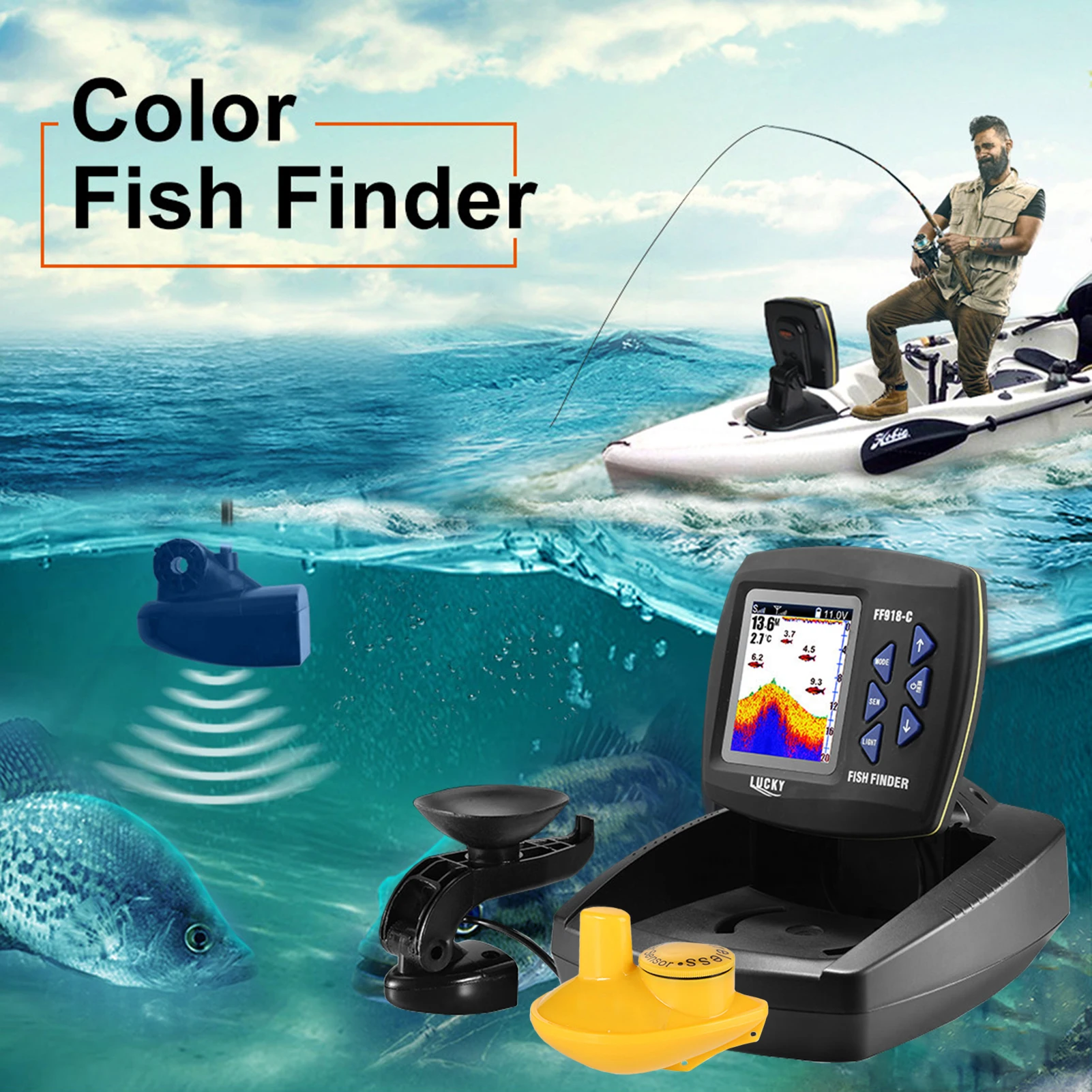 Taşınabilir Balık Bulucu Kablo - Fishing Boat Depth Finder incelemesi ve fiyatı