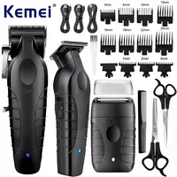 Kemei 2296 2299 T95 Professional Hair Clipper Kit Electric Shaver Male Hair Cutting Machine Men’s Trimmer Machine for Men