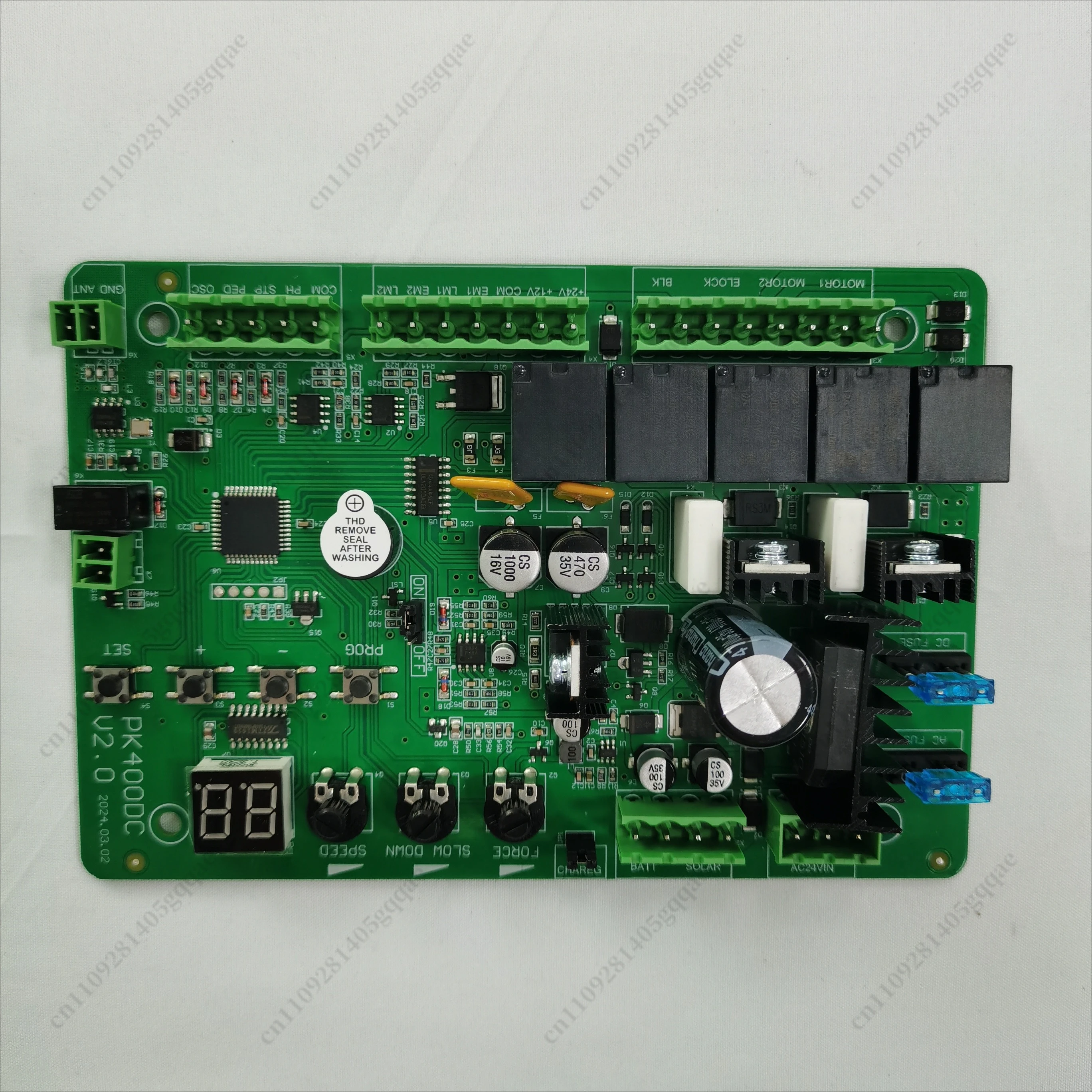 Automatic Door Opener Accessories 24V DC Sliding Control Panel