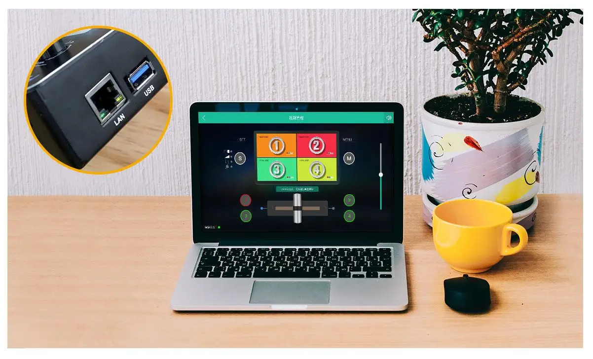 FEELWORLD LIVEPRO L1 محول فيديو متعدد التنسيقات 4xHDMI مدخلات إنتاج كاميرا متعددة في الوقت الحقيقي البث المباشر لصوت الفيديو