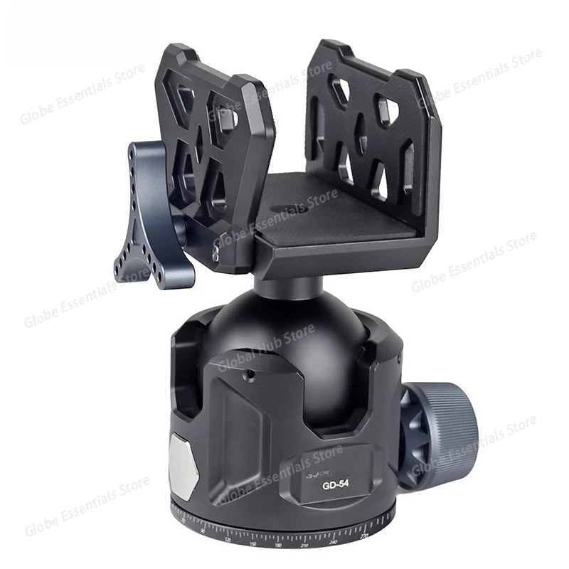 Metal Large Spherical Diameter Spherical Bracket Support Frame, Photography and Video Tripod, Panoramic Head Tripod Accessories