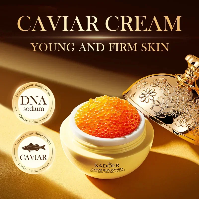 Caviar-Crème anti-déformable pour le visage, sérum pour le visage, soin de beauté, anti-âge, blanchissant, pores invisibles