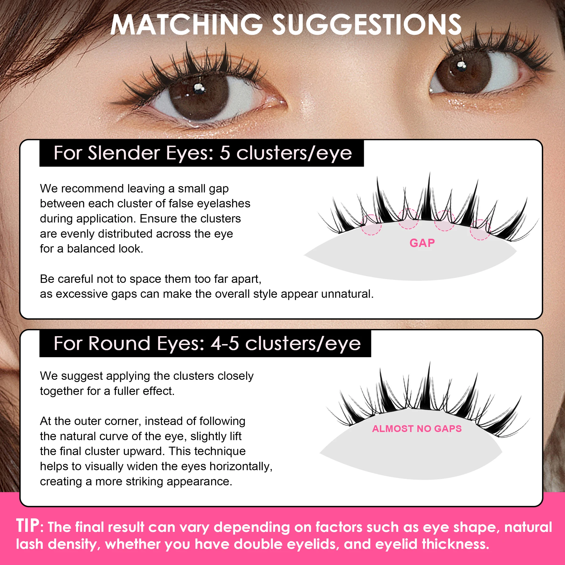 SEEDEW 10 صفوف من الرموش الصناعية ذات سعة كبيرة خالية من الغراء أرنب لطيف رموش ذاتية اللصق رموش صناعية طبيعية #5