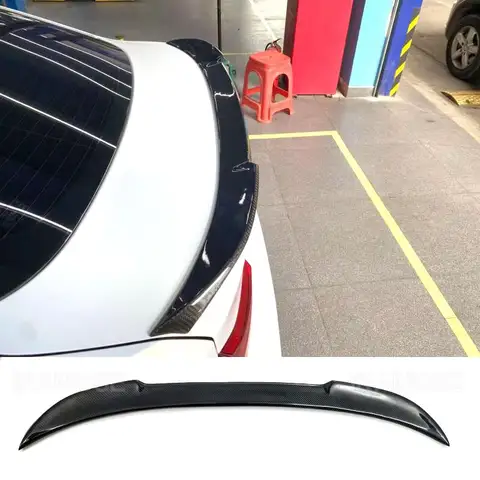 리얼 카본 스포일러, BMW F36 4 시리즈 그랜드 쿠페 420i 425i 428i 4 도어 리어 덕테일 윙 2013-2019