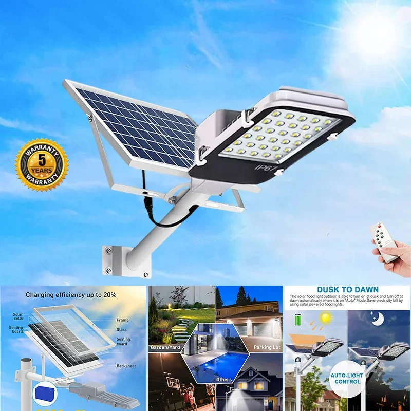 

Solar street Light Outdoor Solar Street light Garden sunlight House Remote Control Waterproof Wall Lamp solar street light new