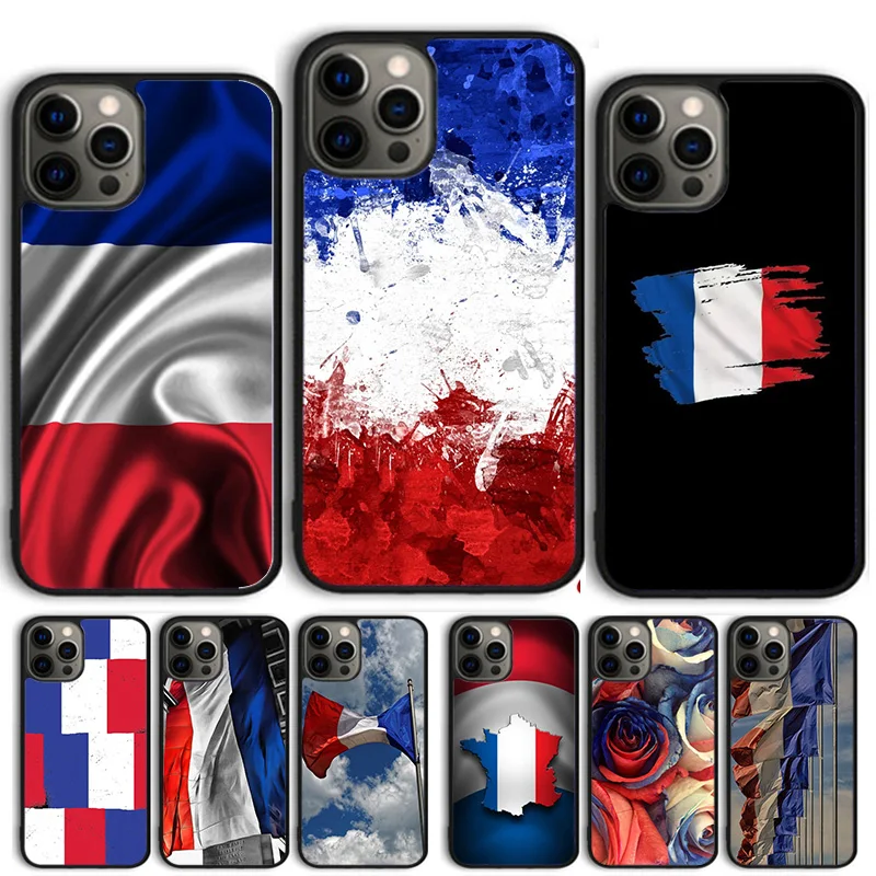 

Чехол для телефона с национальным флагом Франции для iPhone 17, Air 15, 16, чехол 11 13 14 Pro Max 12 Plus Max Fundas