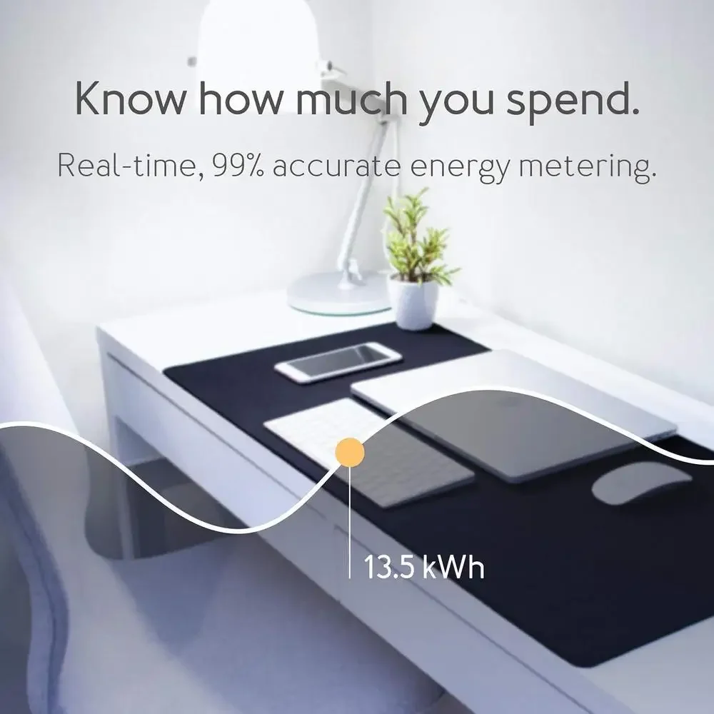 Z-Wave Plus Smart Switch Soket Kontrol Nirkabel Otomatisasi Rumah Pengukur Energi Perlindungan Lonjakan Arus 16A Smart Plug Gen7 Seri 700