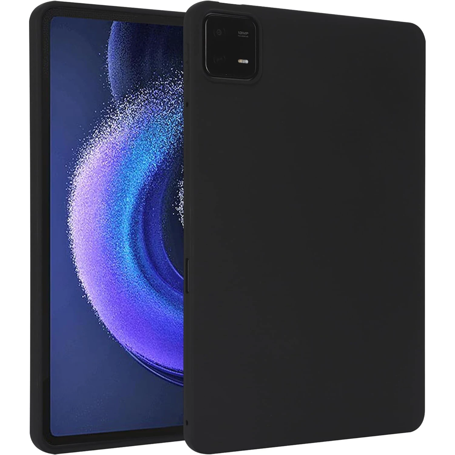 For Xiaomi Pad 6 6S Pro 11\'\' 12.4\'\' Tablet Case 2023 Slim Design Soft Silicone Protective Black Cover for Xiaomi Pad 6S Pro