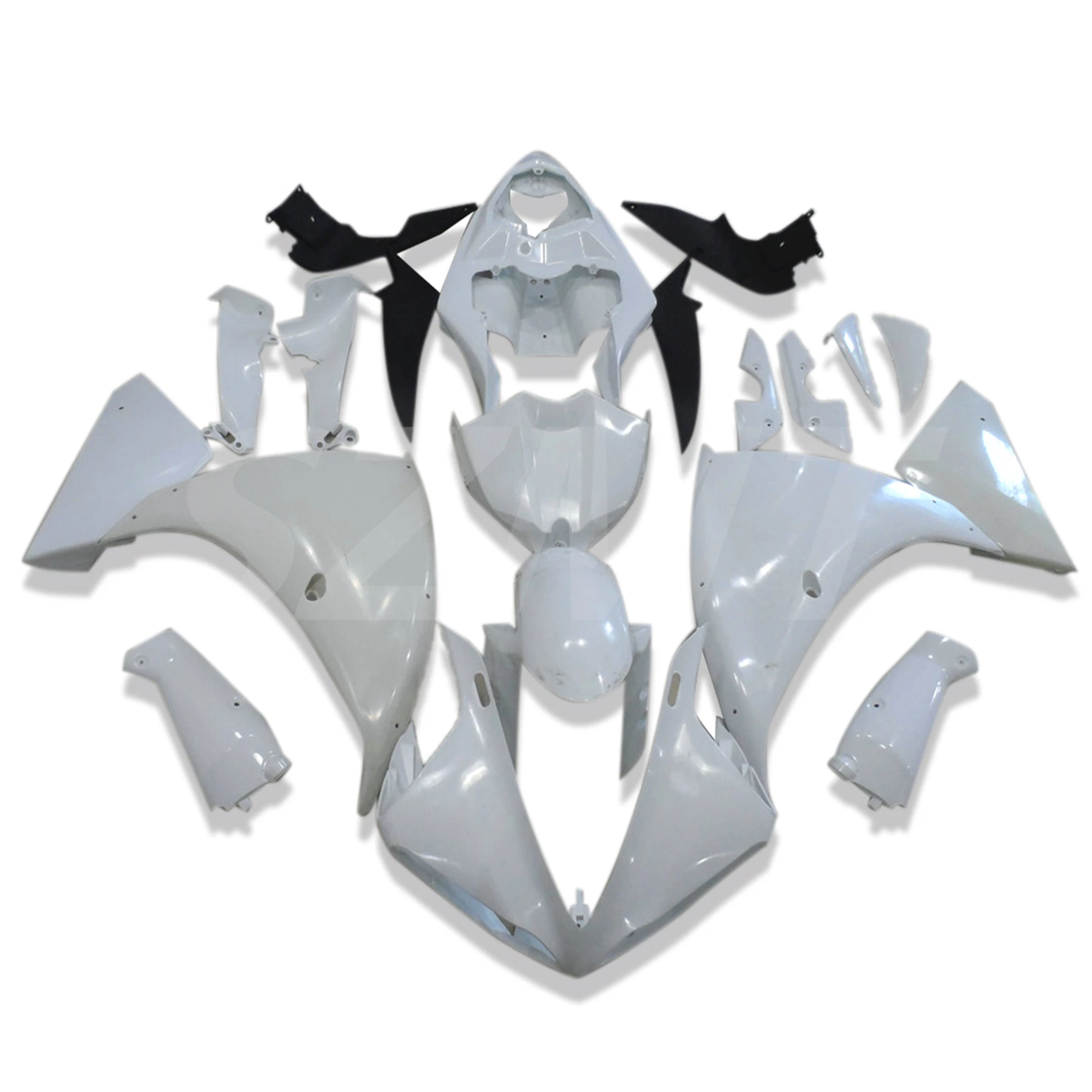 

100% Injection Molding Bodywork Set For YAMAHA R1 Fairing Kit 07 08 Matte Black Fairings Set YZF R1 2007 2008