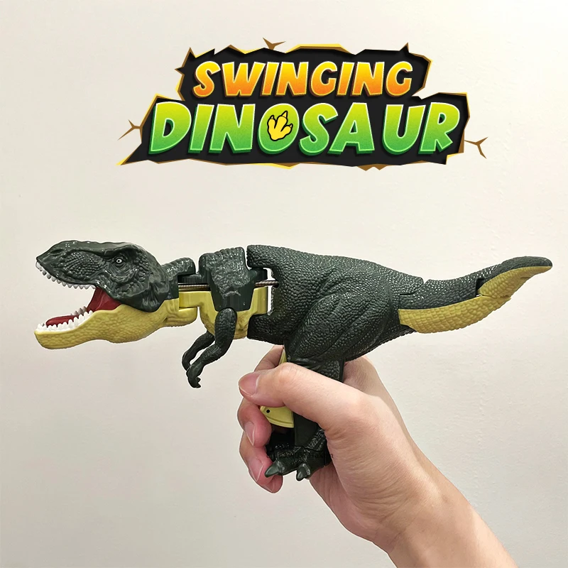 

Hand Press Dinosaur Kids Toy Automatic Swing Bite Simulation Model T-rex Dinosaur Toy Children Gift Stress Relief Prank Toys