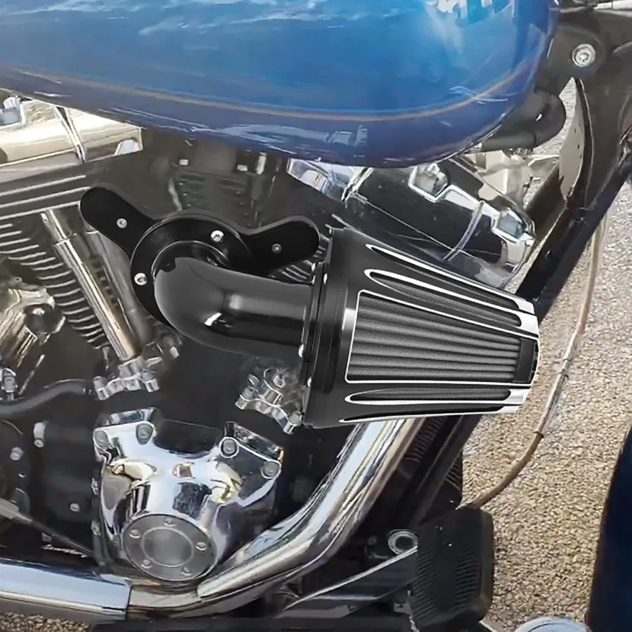 مجموعة أدوات تنظيف مدخل الهواء المصاصة فلتر الهواء لدراجة Harley Davidson Touring Trike 0816 Softail 1617 Dyna 17 مع مبيت أسود و Gre
