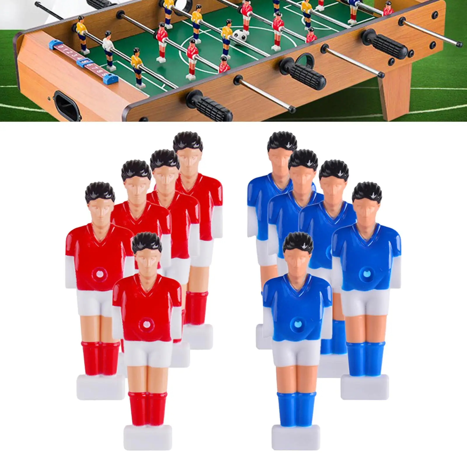 10 x Foosball Balls Replacement Foosball Parts Soccer Games Replacement Parts